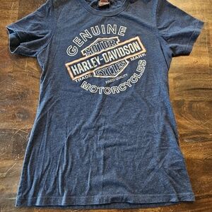 Harley-Davidson Navy Blue Graphic Logo Tee